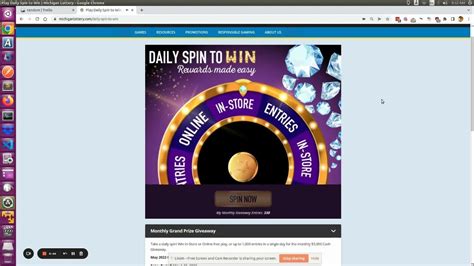 michigan daily spin to win|Daily Spin to Win Rules .